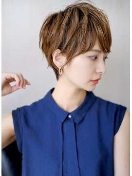 ミラリー 横浜(Mirareee) 愛されショート！どの年代も似合う◎ ラベンダーアッシュ　横浜