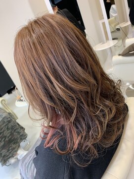 サローネデ アグスティナ バイ サンバンチ(salones de agustina by sanbanchi) 【agustina 明石大久保】インナーカラー