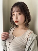 ロンド 表参道店(Lond)&nbsp;【Lond表参道倉崎涼】インナーカラーが可愛い！くびれボブ