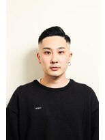 レンゲン(LENGEN)&nbsp;メンズかき上げニュアンスマッシュサイドパート韓国マッシュ９３