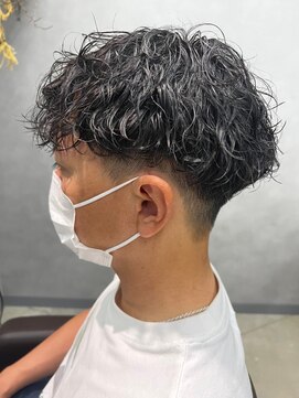 リット×ベリエ(Lit.×belier) メンズマッシュメンズヘア波巻きスパイラルパーマ波巻きパーマ
