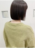 ナチュラルボブ 黒髪 草加