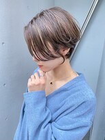 イオエ 岡本(ioe)&nbsp;黒髪/グレーベージュ/レイヤーロング/前髪パーマ/艶髪/髪質改善