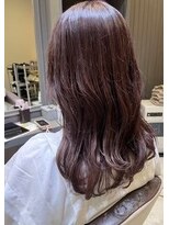 ヘアーメイク アンド(Hair make AND.) ピンクベージュカラー×レイヤースタイル【札幌】