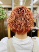 ラループ ヘアデザイン(la Loop Hair Design) オレンジヘア