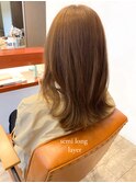 セミロングレイヤー