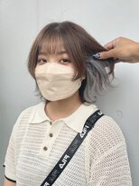 カリーナコークス 原宿 渋谷(Carina COKETH) グレー/インナーカラー/ダブルカラー/レイヤーカット/オージュア