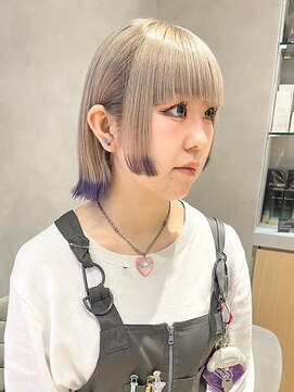 ジルバイジアン(JILL by GIEN) 姫カット/デザインカラー/裾カラー