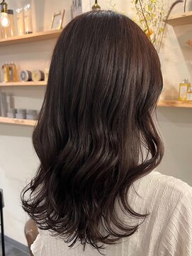 ミルヘアデザイン(mil hair design) 韓国くびれレイヤーカットベージュカラーグレージュカラー