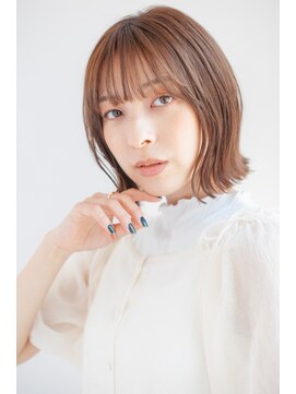 アッシュ 池袋店(Ash) 20代30代40代『切りっぱなし外ハネボブ』　　＃池袋駅