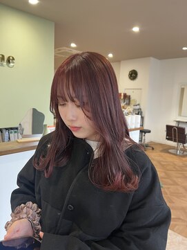 オーダイム(ou' dime) ブリーチなしWカラー(レッドカラー)