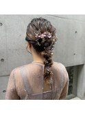 結婚式/二次会/女子会/パーティー/編み下ろしヘアセット