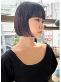 【soso 伊勢田】ミニボブ×ワイドバング【横浜/ブリーチ】