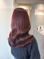 ユーフォリア 新宿通り(Euphoria) ダークレッドカラー/ブリーチなし/韓国風/