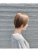 忙しい20代、30代に！乾かすだけの丸みショート