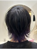 インナーパープルウルフカット♪あゆむ