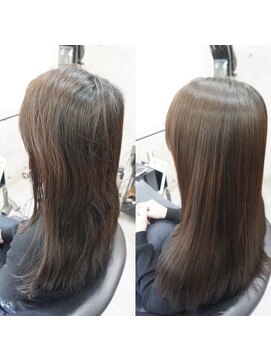 ヘアテリア リュウ 大塚(hair teria ryu) 縮毛矯正/髪質改善/シルキーストレート/艶カラー