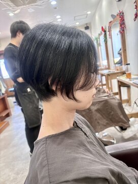 ラポール 柏店(RAPPOR) こなれショート/ブルーブラック/20代30代40代