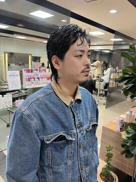 スタイル 茅ケ崎(STYLE) 【ハクラ】メンズショート パーマ ピンパーマ 黒髪パーマ