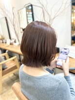 ノットバイベル 大宮(knot by belle)&nbsp;《Hana》オレンジブラウン/ブリーチなし/透明感カラー/韓国/大宮