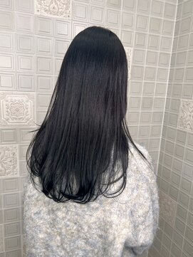 トリエラ 池袋(TRIELA) ブルーブラックロング