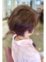 サーティエイト(38) ゆるふわマッシュショートピンクラベンダー