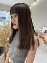 マイル 渋谷(mile)&nbsp;ブリーチなしオリーブベージュ