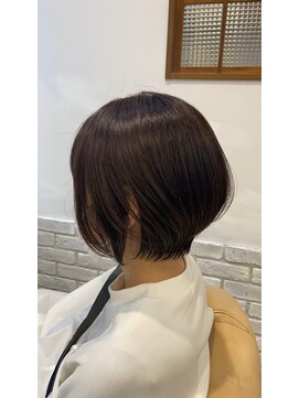 ミルク(MILK) ショートボブ×丸みショート×グレージュ 30代40代50代