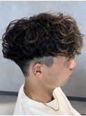 熊本 スペインカール 波巻きパーマ MEN'S HAIR