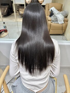 ビューバイネオリーブ 用賀店(Beau'r by neolive) くびれヘア縮毛矯正アプリコットオレンジ夏ハイライト《用賀》