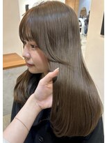 オルセン(OLSEN) ブリーチなし/オリーブベージュ/透明感カラー