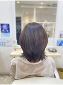美シルエット×白髪予防カラー♪