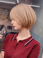 ロンドブルーム 天神大名店(Lond Bloom) イメチェンショート外ハネボブ美髪ブルーブラックワイドバング