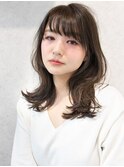 ワンホン レイヤー ダブルカラー 波巻きスタイル