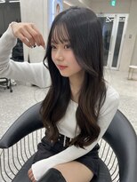 ロール 博多(Role)&nbsp;レイヤーカット/髪質改善/ミディアム/透明感/前髪