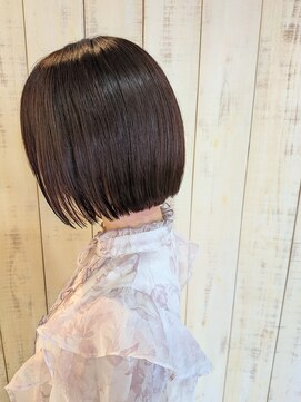 エスポワール 北習志野店(ESPOIR) 顎ラインボブ×ラズベリーブラウン