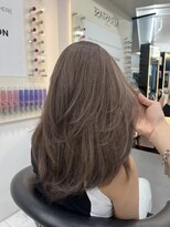 ラピス 渋谷本店(Lapis) グレージュカラー/バタフライレイヤーカット/髪質改善/海外風