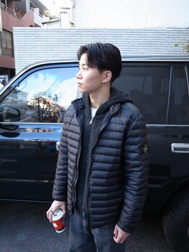 ナチュラルニュアンスパーマセンターパート/渋谷/代々木