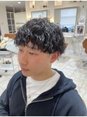 岡町/メンズパーマ/ツイストスパイラル