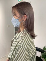  fit stand 千葉/ショートボブ/カット/パーマ/ダブルカラー/トリートメント/縮毛矯正&nbsp;イメチェン/ピンクベージュ/アンブレラカラー[千葉]