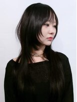 ブロック ジャポン(bloc japon) ミディアムレイヤー ハッシュカット くびれミディアム/長峯千紘