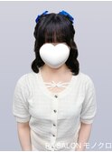 【推し活ヘアメ】編み上げハーフツイン