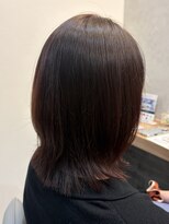 リナン(Rinan) 切りっぱなしミディアム/30代/40代/大人ボブ/大人ミディアム