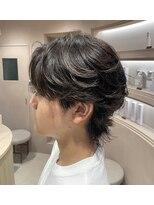 エレノア 静岡店(Eleanor) 海外風襟足外ハネフェザーパーマ