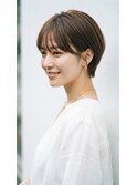 横顔まで美しい◎骨格補正ショート　20代30代40代50代