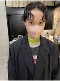 ハンサムショート×パーマ