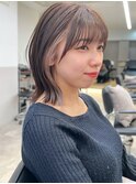 イヤリングカラーボブインナーカラー20代30代