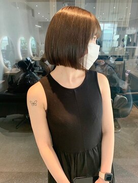 ジーナ セントラル銀座(Zina) 小顔ボブ＊ミニボブ＊プラチナベージュ【ZinaCENTRAL】