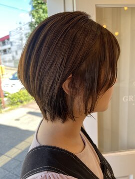 グリッター 泉中央店(GRITTERs) * 透明感ショート *