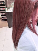 ミック ヘアアンドメイクアップ 高田店(miq Hair&Make up)&nbsp;インナーカラー/イヤリングカラー/ワインレッド/ピンクブラウン